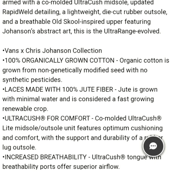 Vans Shoes Special Edition Chris Johanson Eco Ultra Range Exo Sneakers 6.5 - Picture 7 of 15